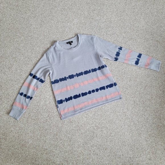 NWT Jessica Simpson Lisa Gray Earth Print Sweater Size S - Picture 3 of 8